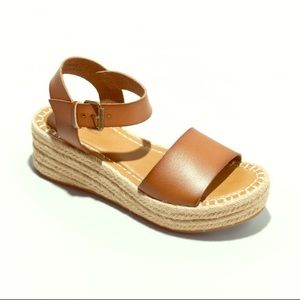 Universal Thread Cognac Espadrille Platforms